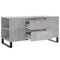 vidaXL Coffee Table Concrete Grey 102x44.5x50 cm Engineered Wood