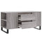 vidaXL Coffee Table Grey Sonoma 102x44.5x50 cm Engineered Wood