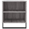 vidaXL Coffee Table Grey Sonoma 102x44.5x50 cm Engineered Wood