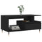 vidaXL Coffee Table Black 90x49x45 cm Engineered Wood