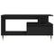 vidaXL Coffee Table Black 90x49x45 cm Engineered Wood