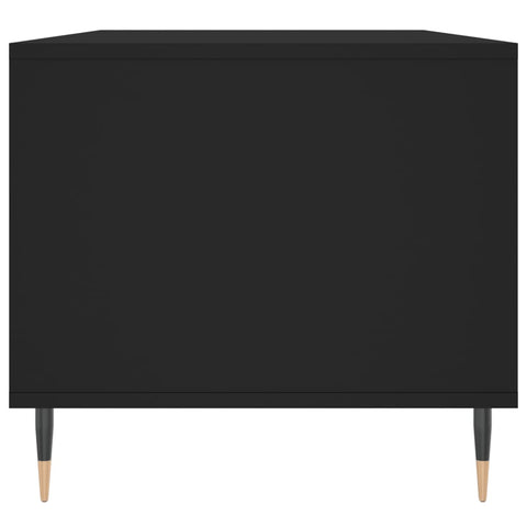 vidaXL Coffee Table Black 90x49x45 cm Engineered Wood