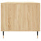 vidaXL Coffee Table Sonoma Oak 90x49x45 cm Engineered Wood