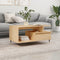 vidaXL Coffee Table Sonoma Oak 90x49x45 cm Engineered Wood