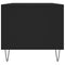 vidaXL Coffee Table Black 90x49x45 cm Engineered Wood