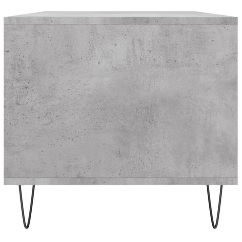 vidaXL Coffee Table Concrete Grey 90x49x45 cm Engineered Wood