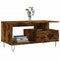 vidaXL Coffee Table Smoked Oak 90x49x45 cm Engineered Wood