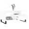 vidaXL Coffee Table White 90x49x45 cm Engineered Wood