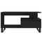 vidaXL Coffee Table Black 90x49x45 cm Engineered Wood