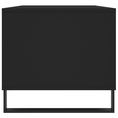 vidaXL Coffee Table Black 90x49x45 cm Engineered Wood