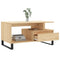vidaXL Coffee Table Sonoma Oak 90x49x45 cm Engineered Wood