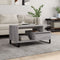 vidaXL Coffee Table Grey Sonoma 90x49x45 cm Engineered Wood
