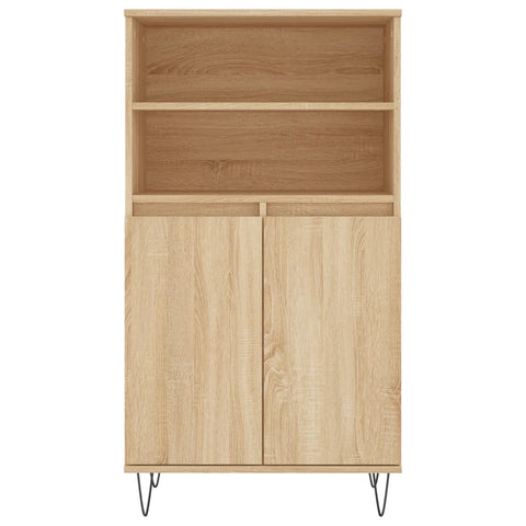 vidaXL Highboard Sonoma Oak 60x36x110 cm Engineered Wood