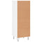 vidaXL Highboard High Gloss White 40x36x110 cm Engineered Wood