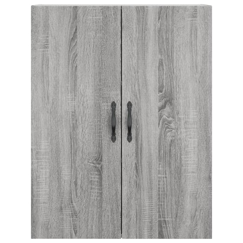 vidaXL Wall Mounted Cabinet Grey Sonoma 69.5x34x90 cm Engineered Wood