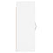 vidaXL Wall Mounted Cabinet White 34.5x34x90 cm Engineered Wood