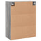 vidaXL Wall Mounted Cabinet Grey Sonoma 69.5x34x90 cm Engineered Wood