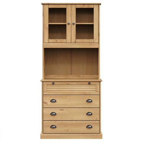 vidaXL Highboard VIGO 80x40x176 cm Solid Wood Pine