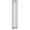 vidaXL Wine Rack for 57 Bottles Black 34x18x200 cm Wrought Iron