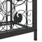 vidaXL Wine Rack for 73 Bottles Black 45x36x200 cm Wrought Iron