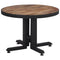 vidaXL Coffee Table Round Ø55x40 cm Solid Reclaimed Teak