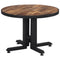 vidaXL Coffee Table Round Ø55x40 cm Solid Reclaimed Teak