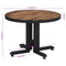 vidaXL Coffee Table Round Ø55x40 cm Solid Reclaimed Teak