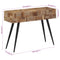 vidaXL Console Table 110x34x80 cm Solid Reclaimed Teak