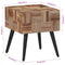 vidaXL Side Table 40x40x45 cm Solid Reclaimed Teak