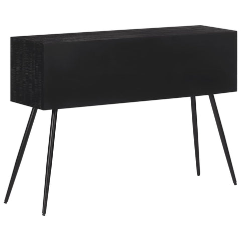 vidaXL Console Table with Drawers 116x30x76 cm Solid Reclaimed Teak