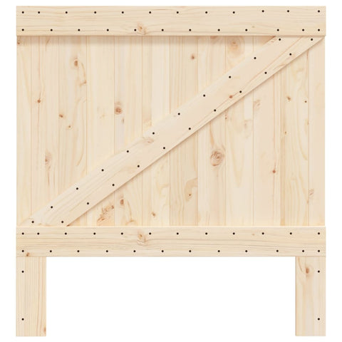 vidaXL Headboard 100x104 cm Solid Wood Pine