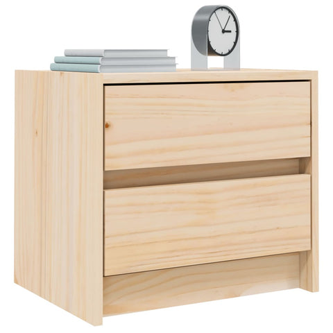vidaXL Bedside Cabinet 40x31x35.5 cm Solid Wood Pine
