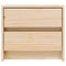 vidaXL Bedside Cabinets 2 pcs 40x31x35.5 cm Solid Wood Pine