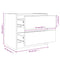 vidaXL Bedside Cabinets 2 pcs 40x31x35.5 cm Solid Wood Pine