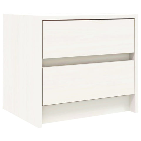vidaXL Bedside Cabinets 2 pcs White 40x31x35.5 cm Solid Wood Pine