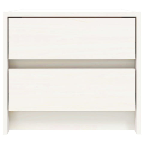 vidaXL Bedside Cabinets 2 pcs White 40x31x35.5 cm Solid Wood Pine
