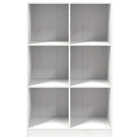 vidaXL Bookcase White 70x33x110 cm Solid Wood Pine