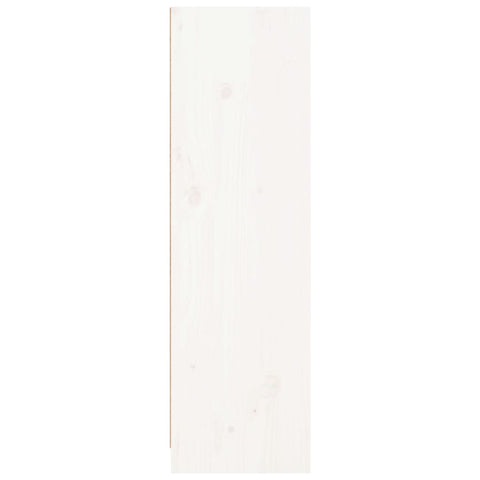 vidaXL Bookcase White 70x33x110 cm Solid Wood Pine