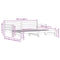 vidaXL Daybed with Trundle without Mattress White 90x200 cm Solid Wood