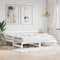 vidaXL Daybed with Trundle without Mattress White 90x200 cm Solid Wood