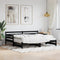 vidaXL Daybed with Trundle without Mattress Black 80x200 cm Solid Wood