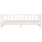 vidaXL Day Bed with Trundle without Mattress White 90x190 cm Single Solid Wood
