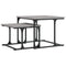 vidaXL Nesting Coffee Table 2 pcs Grey Sonoma Engineered Wood