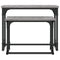 vidaXL Nesting Coffee Table 2 pcs Grey Sonoma Engineered Wood