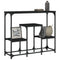 vidaXL Console Table Black 89.5x28x76 cm Engineered Wood