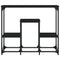 vidaXL Console Table Black 89.5x28x76 cm Engineered Wood