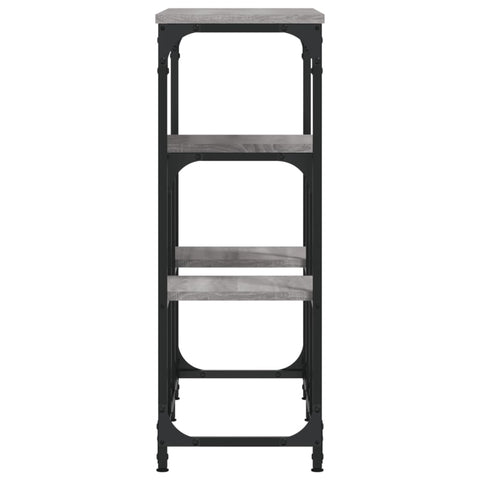 vidaXL Console Table Grey Sonoma 89.5x28x76 cm Engineered Wood