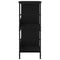 vidaXL Bookshelf Black 78.5x33x82 cm Engineered Wood