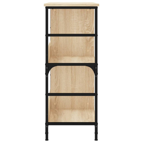 vidaXL Bookshelf Sonoma Oak 78.5x33x82 cm Engineered Wood
