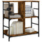 vidaXL Bookshelf Smoked Oak 78.5x33x82 cm Engineered Wood